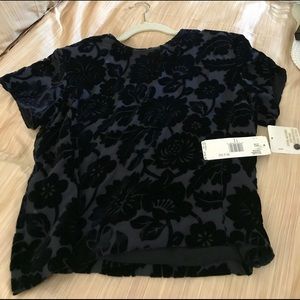 Jones New York navy short top